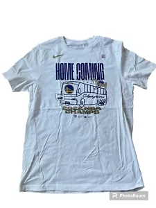 2022 NBA Finals Champions Warriors Celebration T-Shirt Size L Homecoming - Picture 1 of 5