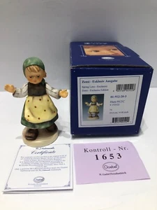 Goebel Hummel Spring Love Figur Sammlerstück mit Box & COA 912/c RAR - Bild 1 von 9