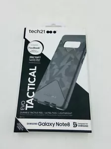 tech21 Evo Tactical Case for Samsung Galaxy Note 8 - Black Brand New Sealed 2017 - Picture 1 of 5