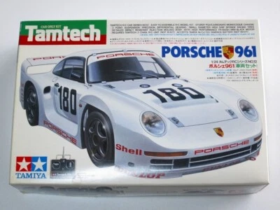 TAMIYA Tamtech 1/24 #2111 RC PORSCHE 961 Vintage Model Kit - Image 1 of 4