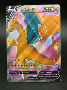 Charizard V FULL ART SWSH050 Champions Path ULTRA RARE Holo NM 2020 - Bild 1 von 3