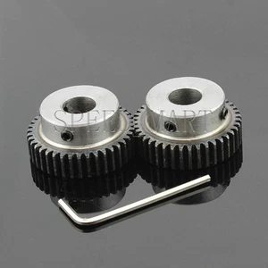 2pcs 1M-40T 8mm Bore Hole 40 Teeth 40T Module 1 Motor Metal Gear Wheel Top Screw - Picture 1 of 4
