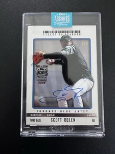 2024 Topps Archives Signature series retired players Scott Rolen 7/9 Blue Jays - Bild 1 von 2