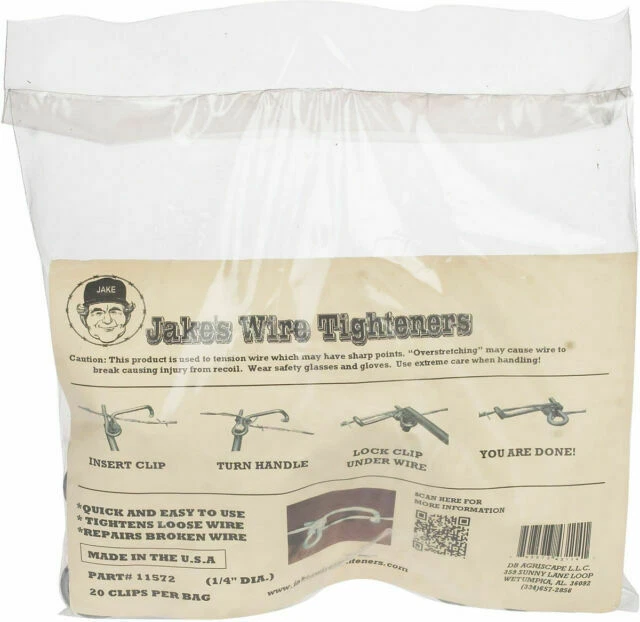 Db Agriscape K An K Jake s Wire Tighteners - 1/4in 20ct