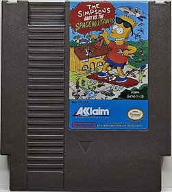 The Simpsons Bart vs. the Space Mutants (Nintendo, 1991) NES Tracked Shipping 