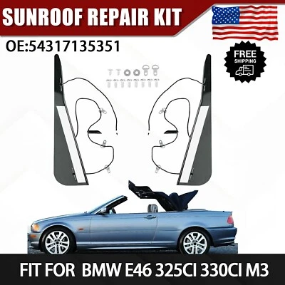 54317135351 Kit Reparación Convertible Superior Columna “C” Para BMW E46 325Ci 330Ci M3 Foto 1 de 4