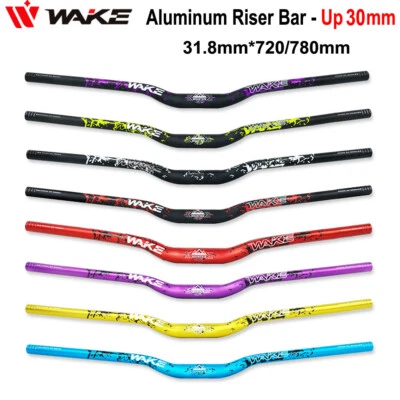 Aluminum Alloy 31.8*720mm/780mm Mountain Bike Handlebar MTB Riser Bar Up 30mm - Image 1 of 4