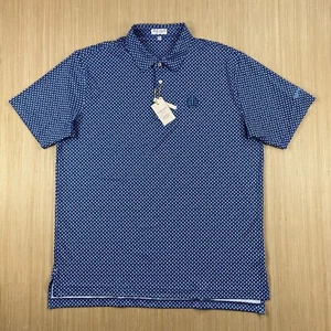Bettinardi Peter Millar Summer Comfort Polo Shirt Mens XL Navy Blue T Hive Skull - Picture 1 of 15