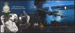 Isla de Man 2003, MS: 60º aniversario bombardeo de presas alemanas conjunto MNH, Mi Bl 48 - Imagen 1 de 1
