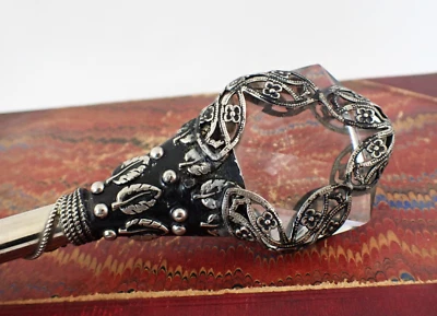 Vintage Deadstock Italian Designer Umbrella w/Cut Crystal Handle by J. Mirabella - Image 1 of 4