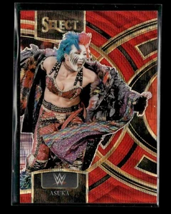 Asuka 2024 Panini Select WWE Premier Red Wave 30/99 [don43 - Picture 1 of 2