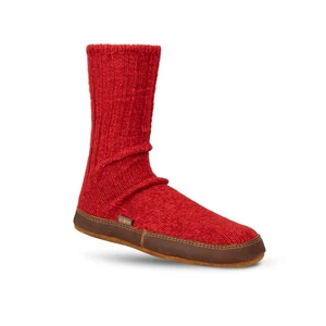 ACORN HERREN ORIGINAL SLIPPER SOCKE PURPURROT GRÖSSE 12-13 NEU OHNE ETIKETT - Bild 1 von 14