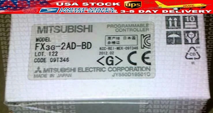 FX3G-2AD-BD 全新 三菱 PLC FX3G-2AD-BD 快速发货 1 件 美国 免费税 — 第 1/1 张图片