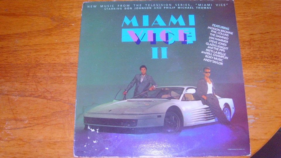 Miami Vice II(Two) MCA 1988 Soundtrack LP - Image 1 of 1