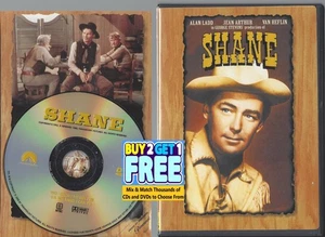 Shane (DVD, 1953) Alan Ladd Western Classic Disc & Cover Art Only - Bild 1 von 1