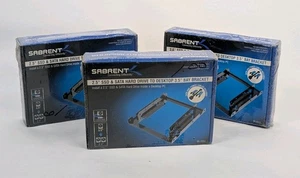 3er Pack Sabrent BK-HDCC 2,5'' SSD & SATA HDD zu Desktop 3,5" Bay Halterung + Kabel - Bild 1 von 5