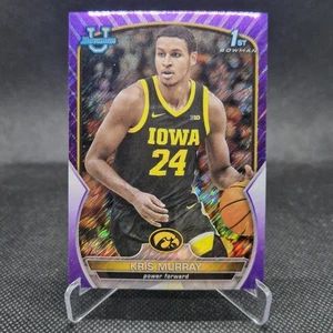 2022-23 Topps Bowman University Chrome Basketball - Kris Murray Iowa - Bild 1 von 2