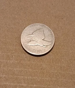 USA 1c~ One Cent ~ Flying Eagle Cent 1858~*  G~ Coin - Picture 1 of 6