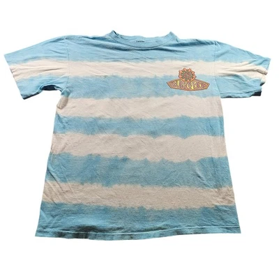 Camisa Bugle Boy De Colección Para Hombres Mediana Azul Tie Dye Puntada Única Gráfico Años 80 Foto 1 de 4