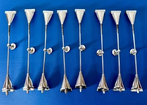 8 X Slingerland 60s Vintage Snare Drum Single Tension Rods, Claws, Eyelet Lugs  - Picture 1 of 24