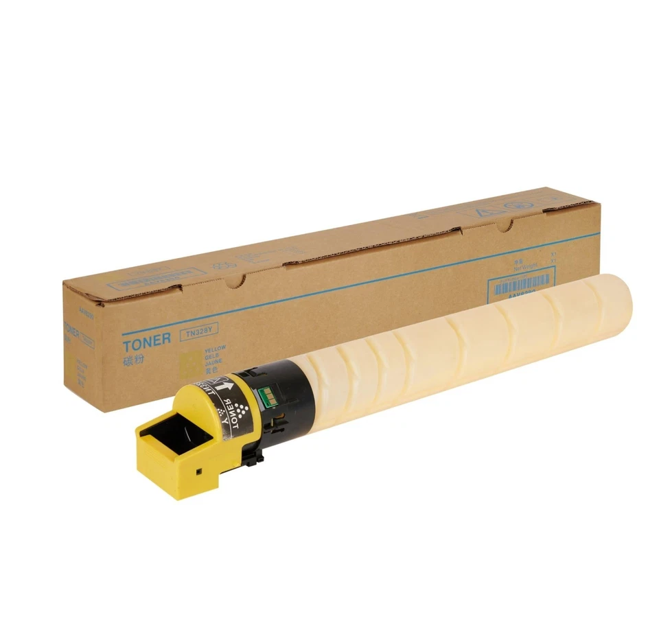 4 pcs Yellow  TN 328 Yellow Compatible Toner cartridge Bizhub C250i, C300i C360i - Image 1 of 1
