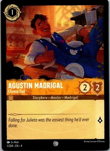 Disney Lorcana Agustin Madrigal Clumsy Dad Ursula's Return Free Shipping! - Picture 1 of 1