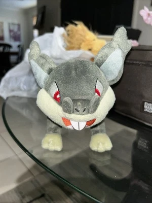 Pokemon Alolan Rattata 8” TOMY Plush Doll Toy Official Nintendo 2018 - Image 1 of 4