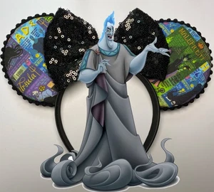 Pósters de villanos inspirados orejas de ratón/hades/maléfica/ursula/cicatriz - Imagen 1 de 7