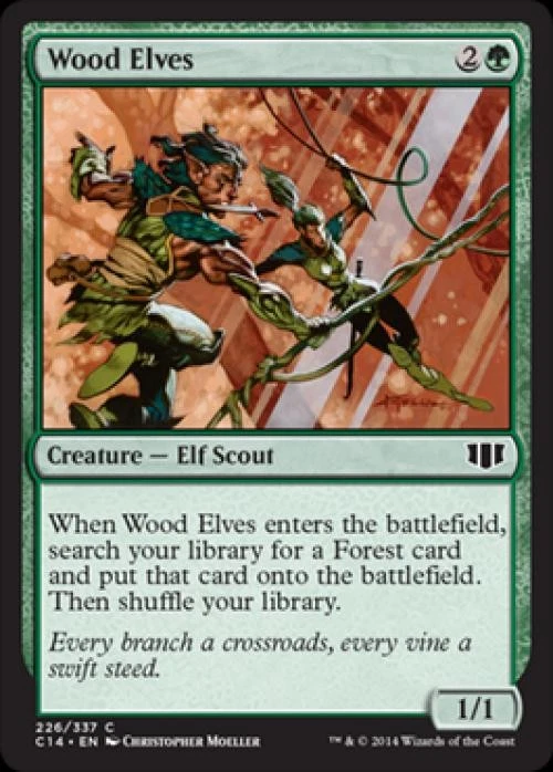 LP C - Wood Elves: Commander 2014 Edition - Image 1 of 1