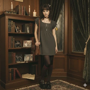 Suéter Babydoll Tejido Crochet Azul Marino Antiguo Niñas Talla XL 14 Dark Academia Y2K Preppy - Imagen 1 de 9