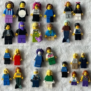 25 LEGO Female Minifigures Mermaid Farmer Criminal Ninja Police Oil Custom Build - Picture 1 of 12
