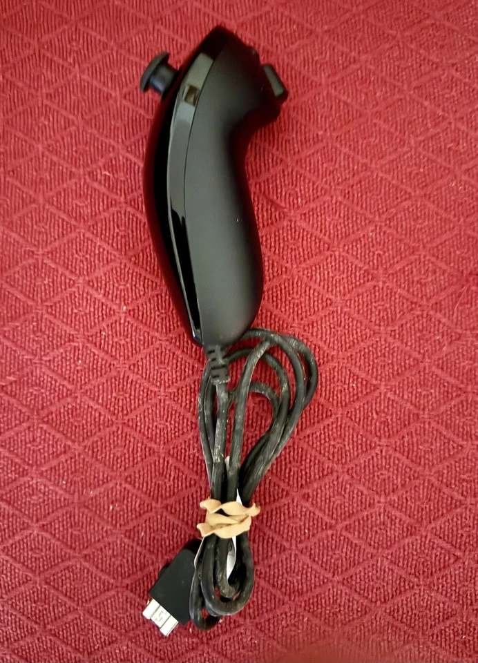 Official Nintendo Wii Nunchuck Controller Black - Image 1 of 1