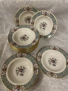 Lot of 10 Lenox PEKING Rim Fruit/Dessert (Sauce) 6” Rimmed Bowls - Picture 1 of 9