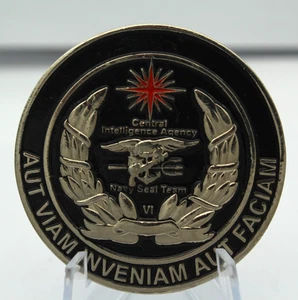 Ficha coleccionable CIA Special Operations Navy Team VI Aut Viam Inveniam - Imagen 1 de 6