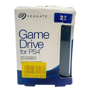 Seagate Game Drive 2TB USB 3.0 Portable HDD for PS4 PS4 Pro New Sealed Sony Box! - Picture 1 of 6