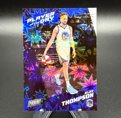 Klay Thompson 2021-22 Panini Player of the Day KABOOM! /99 Golden State Warriors - Image 1 of 4