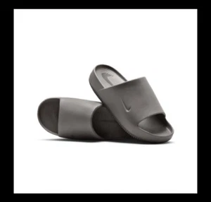 HERREN GRAUE NIKE SWOOSH RUHIGE SLIDES GRÖSSE 7 - SUPER BEQUEM - Bild 1 von 11