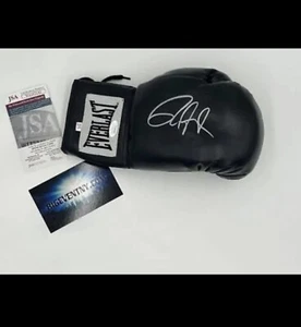 Roy Jones Jr. Signed Everlast Black Boxing Glove JSA COA Silver Autograph - Picture 1 of 3