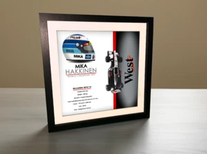 Casco Mika Hakkinen McLaren MP4/14 1999 marco de caja de arte 1/43 diecast coche Panini - Imagen 1 de 1