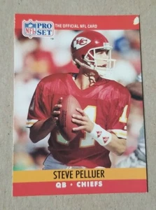 1990 Pro Set Football Card #533 Steve Pelluer - Kansas City Chiefs - Bild 1 von 2