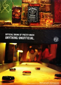 JACK DANIEL'S WHISKEY AD #69 RARE 2006 "... ANYTHING UNOFFICIAL" - Picture 1 of 2