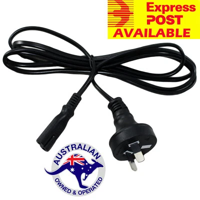 Replacement POWER CABLE / LEAD for Slim Slimline Super Slim PS3 Console AU Plug - Image 1 of 3