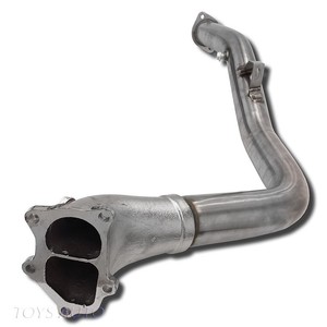 Rev9 3" Race Downpipe Down pipe *extra O2 for Subaru WRX 08-14 EJ25 STi 08-20