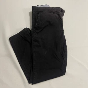 Tommy Hilfiger Chino Pants Black Slim Fit  Cotton Blend Mens W34 L32 - Picture 1 of 10