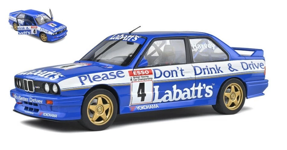 Bmw E30 M3 #4 Btcc 1991 Harvey 1:18 Model SOLIDO - Immagine 1 di 1