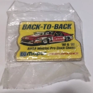 1991 VINTAGE Darrell Alderman HAT PIN Mopar Performance NHRA Pro Stock Champ B1 - Picture 1 of 2