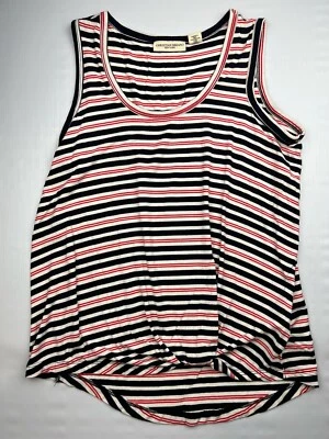 Christian Siriano Twist Knot Front Multicolor Striped Tank Top Women's Size XS - Image 1 of 4