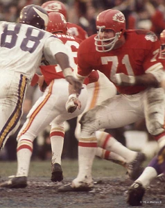 ED BUDDE 1970 KANSAS CITY CHIEFS 8X10 FOTO - Bild 1 von 1