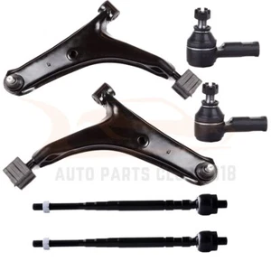 6pcs For 1999-2001 Suzuki Swift Tie Rod Ends Lower Control Arms Suspension Kit - Picture 1 of 9