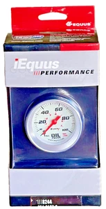 NIB iEquus Performance 8244 Mechanical Oil Pressure Gauge 8000 Series 0-100 PSI - Foto 1 di 10